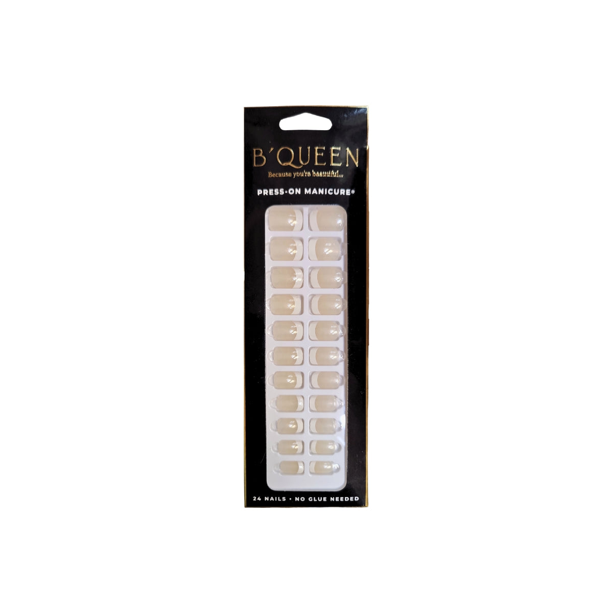 French Nails - Tinted Sheer Cream Classic Adaptable ( Short Square )