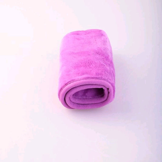 Big Microfiber Makeup Removing Towel – Pinkish Purple
