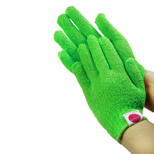 Exfoliating Gloves – Green