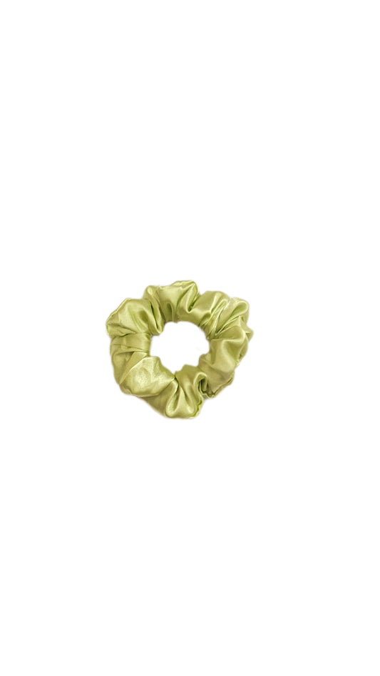 Single - Lime green scrunchie without tail